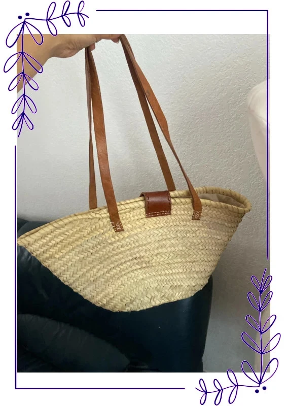 Gran bolso de mano, estilo paja espíritu, bohemio – photo 5
